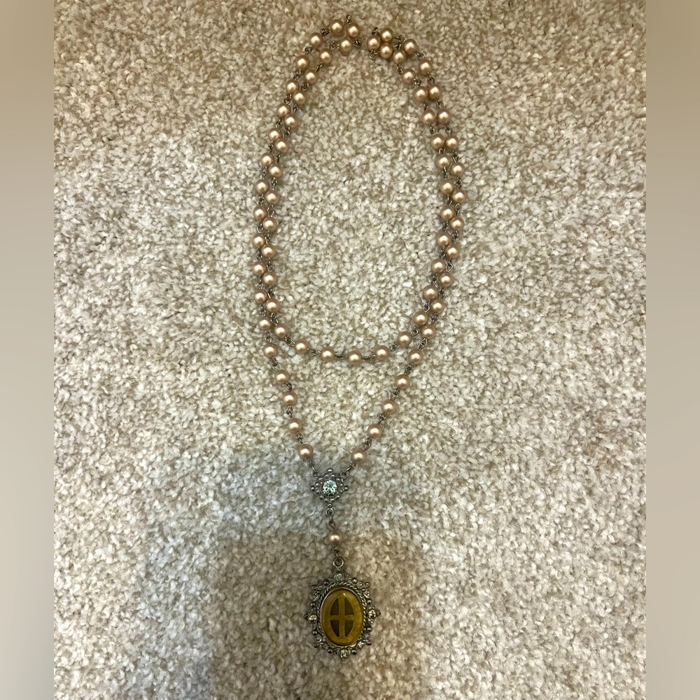 VSA Long Rosary style necklace